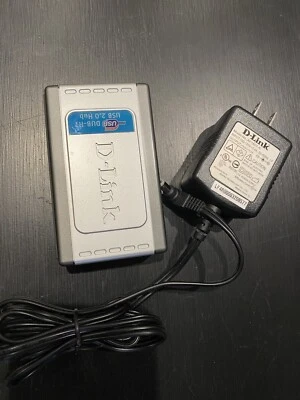 D-Link DUB-H7 7-Port A5 USB 2.0 Hub w/ Power Cord - Image 1 of 4