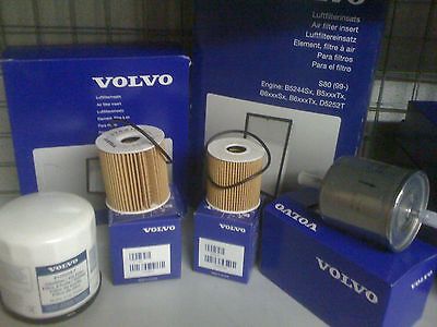 Volvo Service Kit D5 Diesel Genuine Oil Air Fuel Filters S60/V70/S80/C30/XC90 • 73.93€