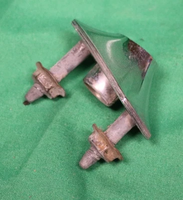 OEM 1984-87 Buick Regal T-Type Header Panel Hood Ornament Base 25517267 25517268 - Image 1 of 4