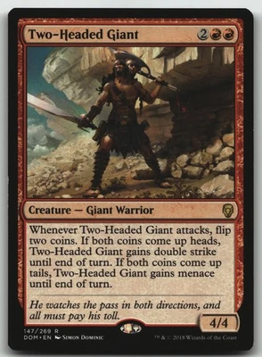 Two-Headed Giant R Dominaria 147 LP - Image 1 of 2