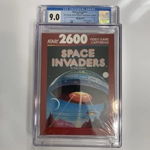 Space Invaders -Atari 2600 CGC 9.0 Seal Grade A++ Red Flip Top - Picture 1 of 2