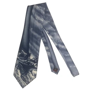 MYSTIC SEAPORT MUSEUM TIE - Nautical Theme Tie Captain Mariner - Handmade - Silk - Picture 1 of 7