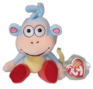 Ty Beanie Baby - BOOTS the Monkey (Dora the Explorer)(8 inch) MWMTs Stuffed Toy - Picture 1 of 9