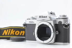 [NEUWERTIG+++ mit Gurtkappe] Nikon FM3A silberne analoge Spiegelreflexkamera 35 mm Gehäuse aus Japan - Bild 1 von 11