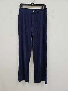Kut from the Cloth Womens Linen Blend Pants Medium High Rise Wide Leg Pockets - Picture 1 of 7
