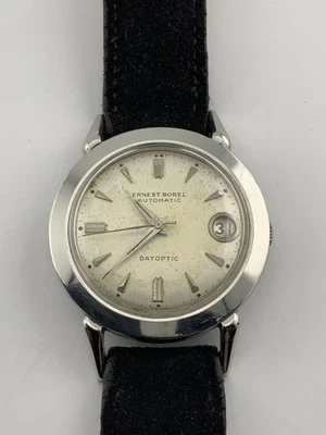 Reloj Pulsera Ernest Borel Automático Datóptico Hombre De Colección Foto 1 de 4