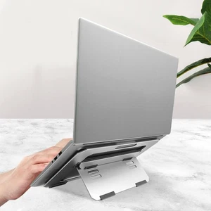 Laptop Stand Portable Foldable Desk Laptop Holder Stand For Heat Dissipation NEW - Afbeelding 1 van 12