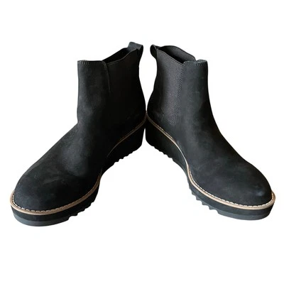 Eileen Fisher Women's 9 Ladd Wedge Bootie Black Boot Neutral Casual - Image 1 of 4