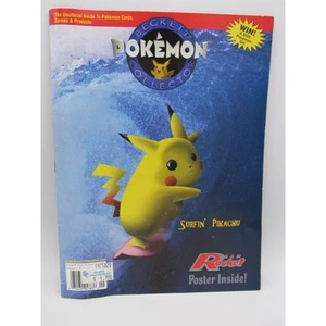 Beckett Pokemon Collector Magazine Pikachu September 2001 w/ Team Rocket Poster - Picture 1 of 12