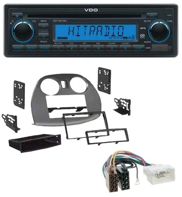 VDO AUX MP3 1DIN CD USB Autoradio für Mitsubishi Eclipse 4G 2005-2012 - Bild 1 von 4