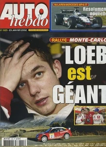 AUTO HEBDO Nr. 1325 vom 23. Januar 2002 Monte Carlo Honda Civic Type R Clio RS 2.0 - Bild 1 von 1