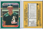 1987 Donruss Rookies Baseball, #26 Terry Steinbach, Athletics