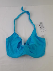 Freya Bikini Top Size 34GG Underwired Full Cup Halter Neck Jewel Cove New F2 - Picture 1 of 11