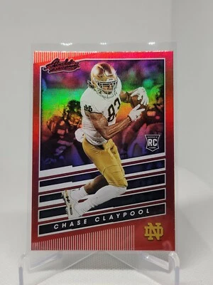 Chase Claypool 2020 Panini Chronicles Absolute Red #15 Steelers Rookie RC A5C - Image 1 of 2