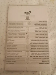 QUO VADIS RICAMBI Originali 8 CONFEZIONI NUOVE. - Foto 1 di 11