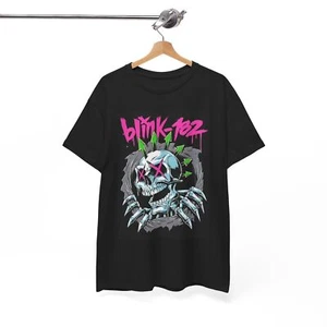 Blink 182 Graphic T Shirt Vintage Punk Rock Unisex Heavy Cotton Tee - Picture 1 of 6