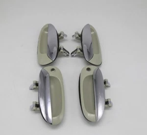 Set 4 Outside Exterior Front Rear Door Plating Handle for Kia Carens 2003-2006 - Picture 1 of 3