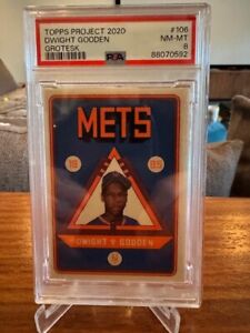 Topps PROJECT 2020 - DWIGHT GOODEN/GROTESK #106 - PSA 8 - NM-MT!