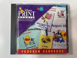 Disney’s Winnie The Pooh Print Studio PC CD Windows with Program Handbook - Picture 1 of 4