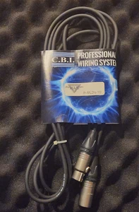 CBI Pro P-ML2N-10' cavo microfono fabbricato negli Stati Uniti - da XLR maschio a femmina XLR, 10 piedi - Foto 1 di 4
