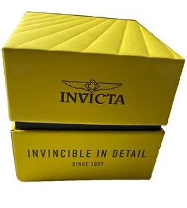 INVICTA Authentic Yellow Watch Box Storage Case ONLYMedium - Picture 1 of 2