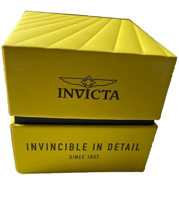 INVICTA Authentic Yellow Watch Box Storage Case ONLYMedium - Image 1 of 2