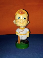 Orioles Bobblehead Bat Boy Mascot Made in Hong Kong Plastic No Box 📦