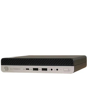 Mini PC HP EliteDesk 800 G4 Intel Core i5-8500T 2,10 GHz 32 GB RAM 1 TB NVMe Win 11 - Imagen 1 de 3