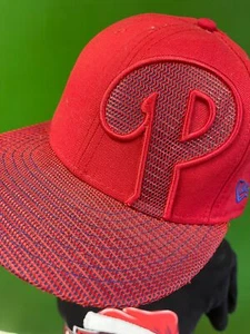 MLB Philadelphia Phillies New Era 59FIFTY Wool Baseball Hat/Cap 7-3/8 - Picture 1 of 6