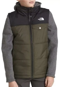 The North Face Youth Gordon Lyons Varsity Insulated Vest Hoodie Jacket XL 18/20 - Picture 1 of 10