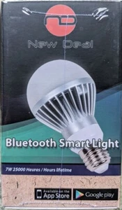 Ampoule LED connectée couleurs New Deal Bluetooth Smart Light ** NEUF ** - Foto 1 di 4
