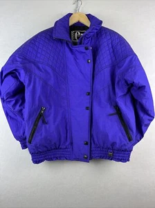 VTG Europa by Helly Hansen Womens Purple Winter Ski Jacket Sz 10/Ski Pants Sz 14 - Picture 1 of 11