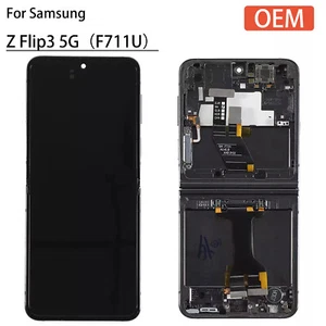 Ecran LCD de remplacement US Neuf OLED pour Samsung Galaxy Z Flip3 5G F711U - Photo 1 sur 7