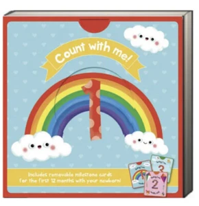 Baby Milestones Count with Me by Rebecca Weerasekera (Board Book) Brand New - Imagen 1 de 4
