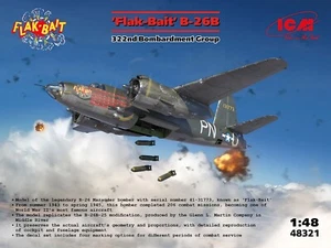 ICM 48321 B-26B Marauder Flak Bait 322nd Bombardment Group 1/48 - Picture 1 of 2
