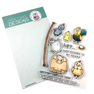 Gerda Steiner Designs, Chicken Scratch 4x6 Clear Stamp Set - Bild 1 von 1