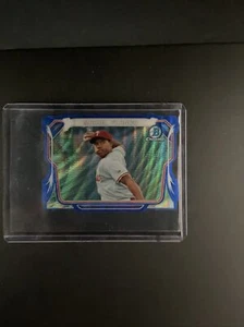 2014 Bowman Chrome Mini Blue Die-Cut Wave Refractor /99 Maikel Franco #MC-MF - Picture 1 of 2