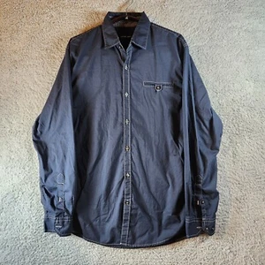 Michael Brandon Button Down Shirt - Men's Size Large - Long Sleeve - Blue/Gray - Picture 1 of 9