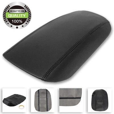 For Ford Fusion Energi 16 Faux Leather Armrest Center Console Lid Cover Black — 第 1/4 张图片