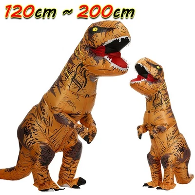 T-Rex Funny Dinosaur Inflatable Costume Party Cosplay Suits Adult Kids Halloween - image 1 of 4