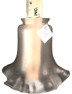 Antique Bell Shape Frosted Glass Pendant Lamp Sconce Shade 2 /4 Fitter BA147 - Picture 1 of 4