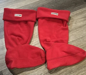 Calcetines forros rojos Hunter altos L para mujer - Imagen 1 de 4