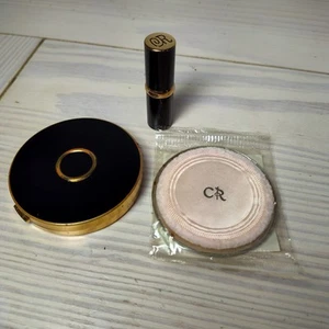 Espejo compacto y lápiz labial MCM Charles Of The Ritz de colección con almohadilla nueva raro - Imagen 1 de 9