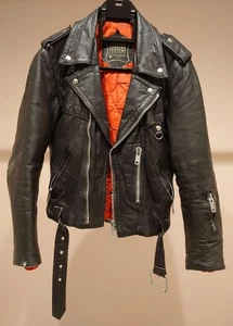 Vintage Petroff Jofama Janbell Type Leather 20 Leather Jacket Outer Mens Size S - Picture 1 of 7