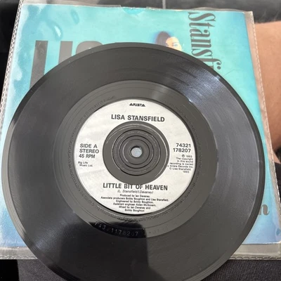 Lisa Stansfield - Little Bit Of Heaven/gonna try it anyway (7", Single) - Image 1 of 4