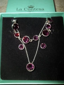 LA Contessa Swarovski Kristall Halskette, Armband und Ohrring Set - Bild 1 von 4