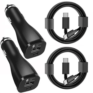 Original Samsung Galaxy S10 Note10 S8 S9 Plus Fast Wall Charger OEM Type-C Cable - Picture 1 of 13