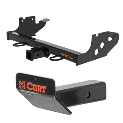Curt Front Mount Trailer Hitch & Skid Shield for Jeep Wrangler Foto 1 de 4
