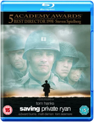 Saving Private Ryan Blu-ray (2013) Tom Hanks, Spielberg (DIR) cert 15 - Image 1 of 2