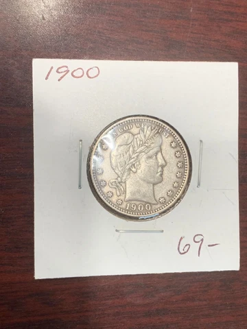 1900 Barber Quarter Higher Grade Cover